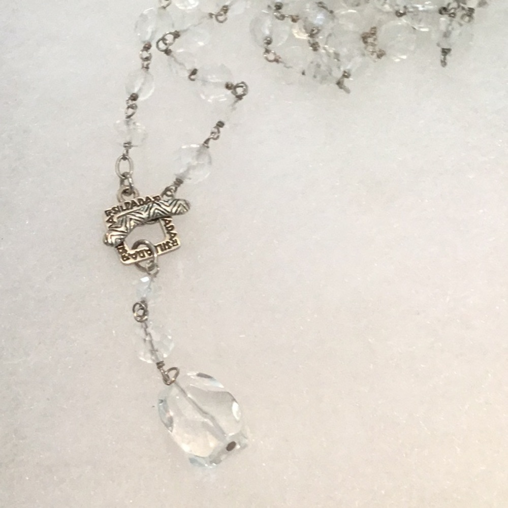 Silpada silver and glass necklace